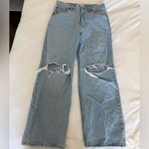 Abercrombie & Fitch Blue 90s Relaxed High Rise Jeans